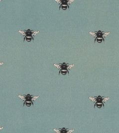 Abeja Fabric by Clarke & Clarke Mineral Abeja Fabric by Clarke & Clarke Mineral