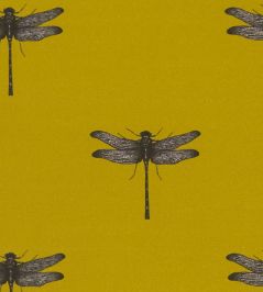 Azure Fabric by Clarke & Clarke Ochre Azure Fabric by Clarke & Clarke Ochre