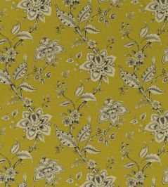 Palampore Fabric by Clarke & Clarke Chartreuse Palampore Fabric by Clarke & Clarke Chartreuse