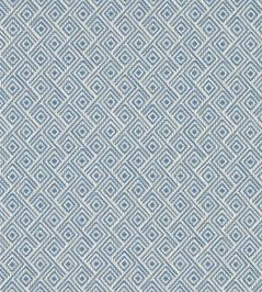 Rhombus Fabric by Clarke & Clarke Denim Rhombus Fabric by Clarke & Clarke Denim