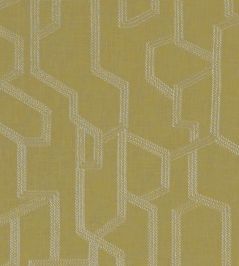 Labyrinth Fabric by Clarke & Clarke Citron Labyrinth Fabric by Clarke & Clarke Citron