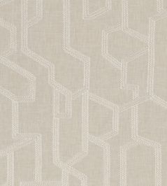 Labyrinth Fabric by Clarke & Clarke Linen Labyrinth Fabric by Clarke & Clarke Linen