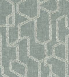 Labyrinth Fabric by Clarke & Clarke Mineral Labyrinth Fabric by Clarke & Clarke Mineral
