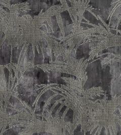 Tropicale Fabric by Clarke & Clarke Charcoal Tropicale Fabric by Clarke & Clarke Charcoal