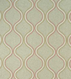 Layton Fabric by Clarke & Clarke Pink / Apple Layton Fabric by Clarke & Clarke Pink / Apple