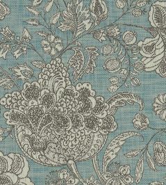 Woodsford Fabric by Clarke & Clarke Teal Woodsford Fabric by Clarke & Clarke Teal