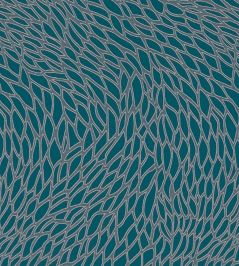 Corallino Fabric by Clarke & Clarke Kingfisher Corallino Fabric by Clarke & Clarke Kingfisher
