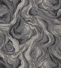 Lavico Fabric by Clarke & Clarke Nero Lavico Fabric by Clarke & Clarke Nero