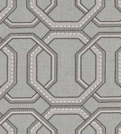 Repeat Fabric by Clarke & Clarke Charcoal Repeat Fabric by Clarke & Clarke Charcoal