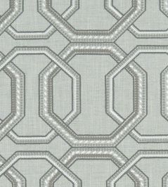 Repeat Fabric by Clarke & Clarke Silver Repeat Fabric by Clarke & Clarke Silver