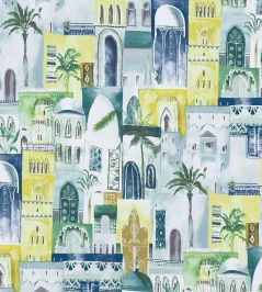 Marrakech Fabric by Clarke & Clarke Mineral Marrakech Fabric by Clarke & Clarke Mineral