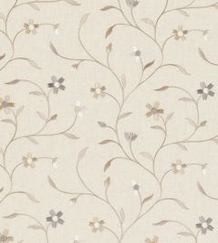 Mellor Fabric by Clarke & Clarke Natural Mellor Fabric by Clarke & Clarke Natural
