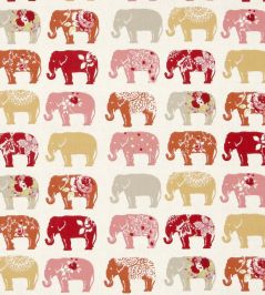 Elephants Fabric by Studio G Spice Elephants Fabric by Studio G Spice