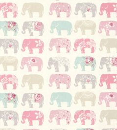Elephants Fabric by Studio G Pastel Elephants Fabric by Studio G Pastel