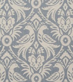 Harewood Fabric by Clarke & Clarke Chambray Harewood Fabric by Clarke & Clarke Chambray