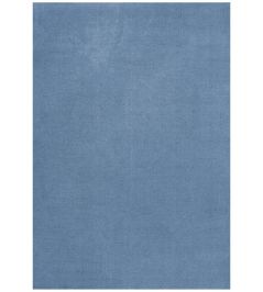 Classic Solid Wool Rug by Layered Cornflower Blue Classic Solid Wool Rug by Layered Cornflower Blue