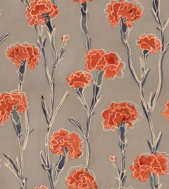 Clavelitos Wallpaper by Tres Tintas Grey Clavelitos Wallpaper by Tres Tintas Grey
