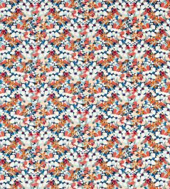 Clementine Fabric by Clarke & Clarke Midnight/Spice Clementine Fabric by Clarke & Clarke Midnight/Spice