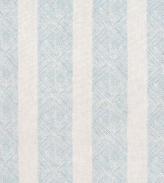 Clipperton Stripe Fabric by Anna French Blue on Natural Clipperton Stripe Fabric by Anna French Blue on Natural