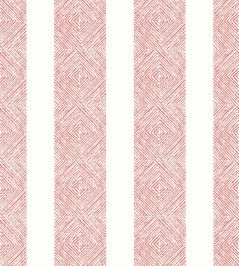 Clipperton Stripe Wallpaper by Anna French Red Clipperton Stripe Wallpaper by Anna French Red
