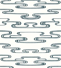 Cloudwater Wallpaper by Anna French Black Cloudwater Wallpaper by Anna French Black