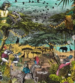 Club Safari Wallpaper by Brand McKenzie Tropical Garden Club Safari Wallpaper by Brand McKenzie Tropical Garden