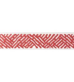 Cobble Hill Tape Trimming by Thibaut Coral Cobble Hill Tape Trimming by Thibaut Coral