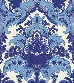 Aldwych Wallpaper by Cole & Son Blue & White Aldwych Wallpaper by Cole & Son Blue & White