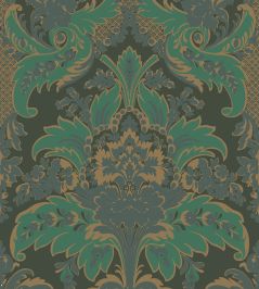 Aldwych Wallpaper by Cole & Son Green & Gold Aldwych Wallpaper by Cole & Son Green & Gold