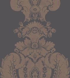 Baudelaire Wallpaper by Cole & Son Black & Bronze Baudelaire Wallpaper by Cole & Son Black & Bronze