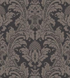 Blake Wallpaper by Cole & Son Black & Graphite Blake Wallpaper by Cole & Son Black & Graphite
