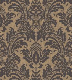 Blake Wallpaper by Cole & Son Black & Gold Blake Wallpaper by Cole & Son Black & Gold