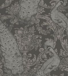 Byron Wallpaper by Cole & Son Charcoal & Silver Byron Wallpaper by Cole & Son Charcoal & Silver