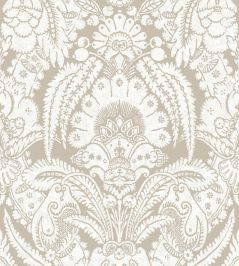 Chatterton Wallpaper by Cole & Son Linen & White Chatterton Wallpaper by Cole & Son Linen & White