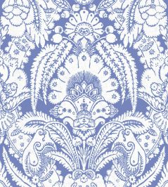 Chatterton Wallpaper by Cole & Son Blue & White Chatterton Wallpaper by Cole & Son Blue & White