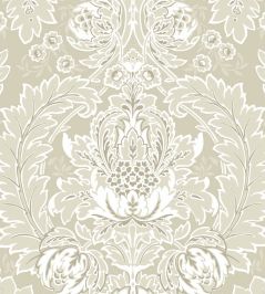 Coleridge Wallpaper by Cole & Son Linen & White Coleridge Wallpaper by Cole & Son Linen & White