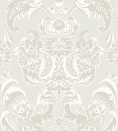 Wyndham Wallpaper by Cole & Son White & Pearl Wyndham Wallpaper by Cole & Son White & Pearl
