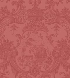 Chippendale China Wallpaper by Cole & Son Red Chippendale China Wallpaper by Cole & Son Red