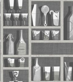 Cocktails Wallpaper by Cole & Son Soot and Snow Cocktails Wallpaper by Cole & Son Soot and Snow