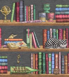 Libreria Wallpaper by Cole & Son Rich Multi Libreria Wallpaper by Cole & Son Rich Multi