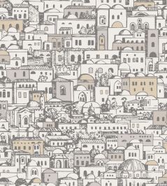 Mediterranea Wallpaper by Cole & Son Parchment and Gilver Mediterranea Wallpaper by Cole & Son Parchment and Gilver