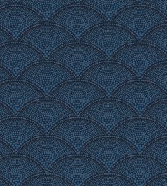 Feather Fan Fabric by Cole & Son Ink Feather Fan Fabric by Cole & Son Ink