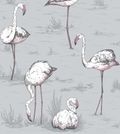 Flamingos Wallpaper by Cole & Son 11040 Flamingos Wallpaper by Cole & Son 11040