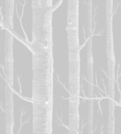 Woods Fabric by Cole & Son Soft Grey Woods Fabric by Cole & Son Soft Grey