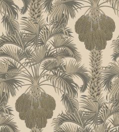 Hollywood Palm Wallpaper by Cole & Son Silver/Charcoal Hollywood Palm Wallpaper by Cole & Son Silver/Charcoal