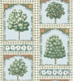 Sultans Palace Wallpaper by Cole & Son Blue/Duck Egg Sultans Palace Wallpaper by Cole & Son Blue/Duck Egg