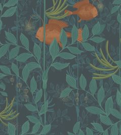 Nautilus Wallpaper by Cole & Son Dark Green Nautilus Wallpaper by Cole & Son Dark Green