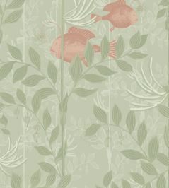 Nautilus Wallpaper by Cole & Son Soft Green Nautilus Wallpaper by Cole & Son Soft Green