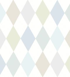 Punchinello Wallpaper by Cole & Son Soft Blue Punchinello Wallpaper by Cole & Son Soft Blue