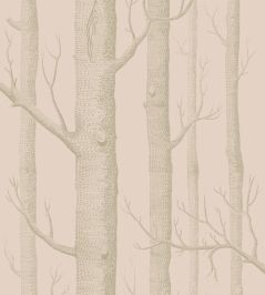 Woods Wallpaper by Cole & Son Pink & Gilver Woods Wallpaper by Cole & Son Pink & Gilver